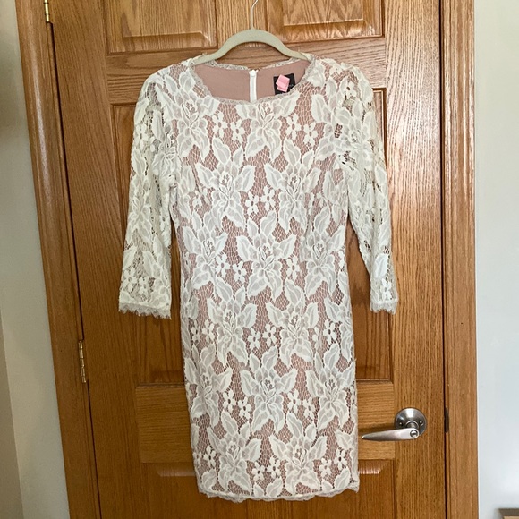 Adrianna Papell White Lace Dress - Picture 1 of 5